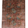 turkmen ersari hand-knotted wool rug