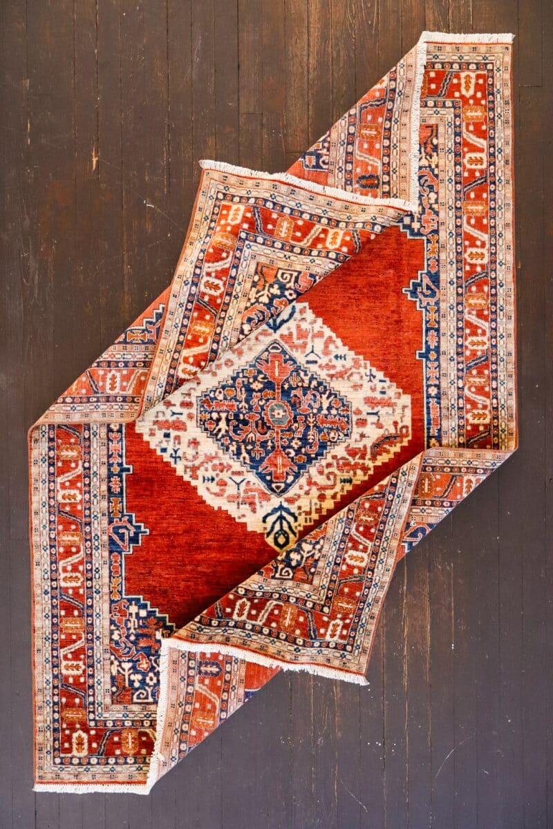 Orange Handwoven Rug