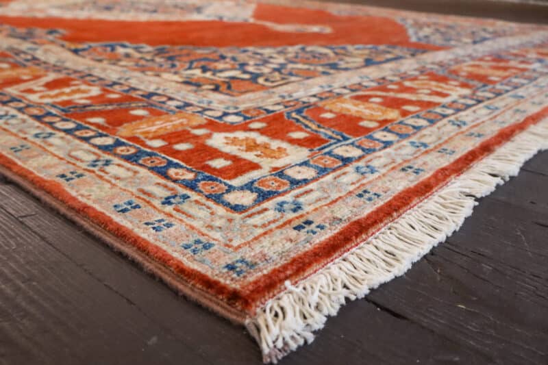 Orange Handwoven Rug