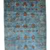 Blue Handwoven Afghan Rug